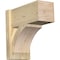 Ekena Millwork Thorton Block Rough Sawn Outlooker, Douglas Fir, 8"W x 16"D x 16"H OUT08X16X16THR05RDF - alternate 1